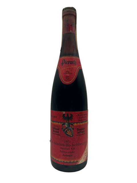Píeroth Ersekhalma-Bischofberger - Spätburgunder Ausbruch/Auslese 1971