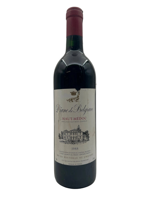 Diane de Belgrave Haut Médoc Château Belgrave 1988