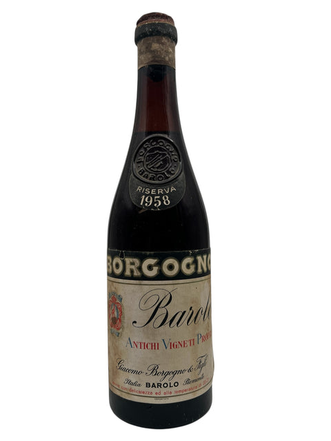 Barolo Antichi Vigneti Borgogno 1958 Réserve