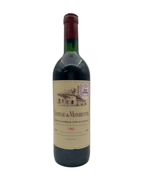 Bordeaux 1985 Château de Monrecueil