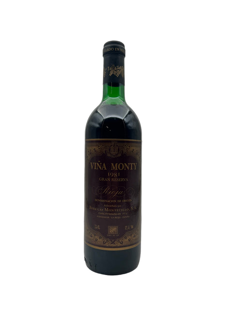 Rioja Viña Monty 1981 Gran Réserve