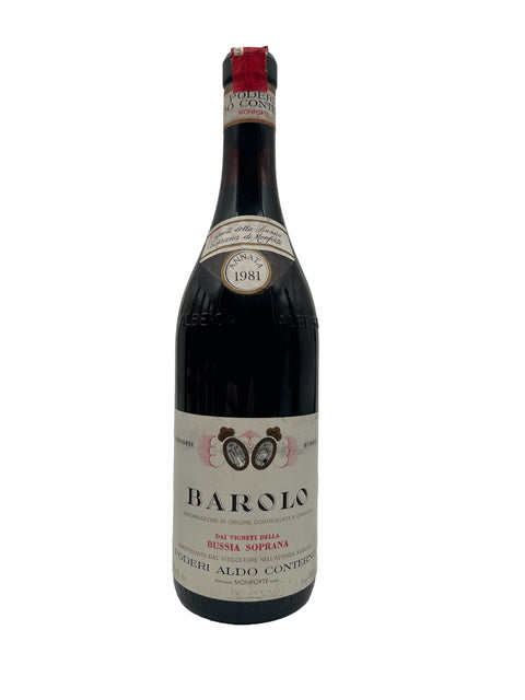 Barolo 1981 Aldo Conterno Bussia Soprano
