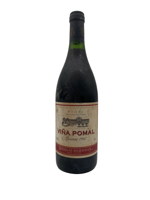 Rioja Viña Pomal 1997 mauvaise étiquette