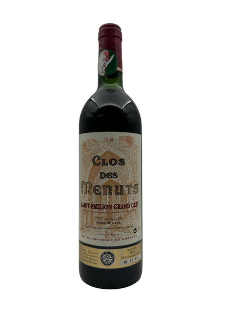 Clos des Menuts 1993 Saint-Emilion Grand Cru