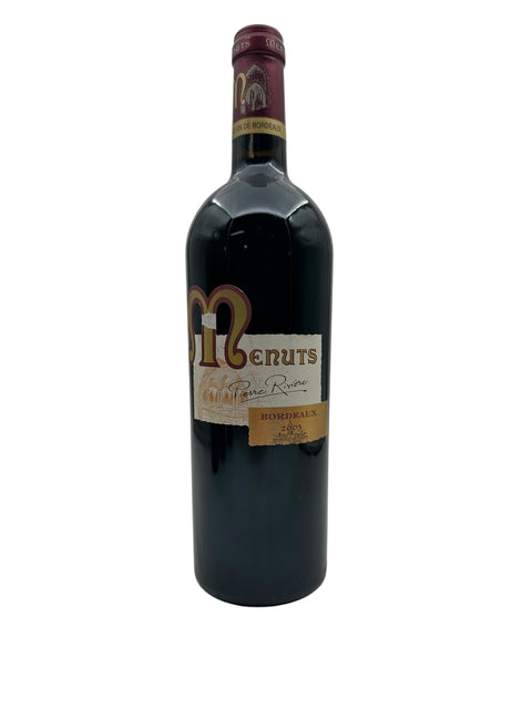 Bordeaux 2003 Menuts Pierre Rivière