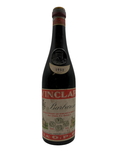 Barbaresco Vinclap 1952 Marchesi di Barolo Gia Opéra