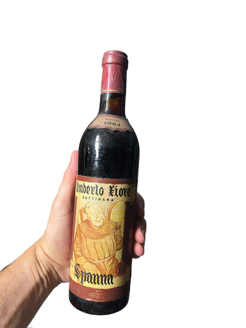 Umberto Fiore Gattinara 1964 mauvaise étiquette