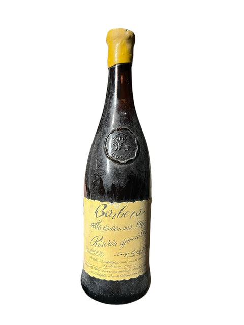 Barbera della vendemmia 1964 Riserva Spéciale