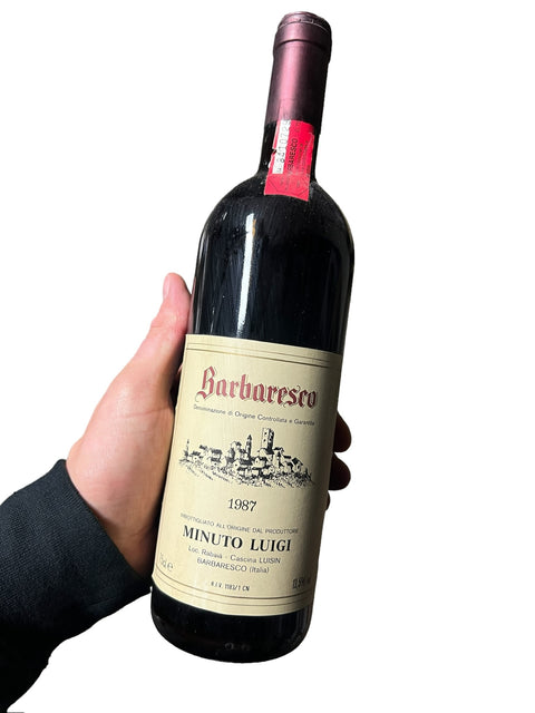 Barbaresco 1987 Producteur Luigi Minuto