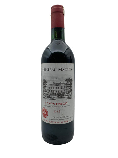 Château Mazeris Canon Fronsac 1982