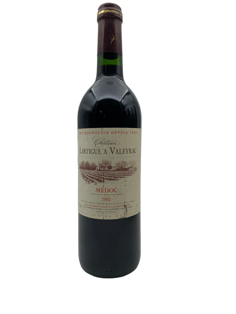Château Lartigue à Valeyrac Médoc 2002