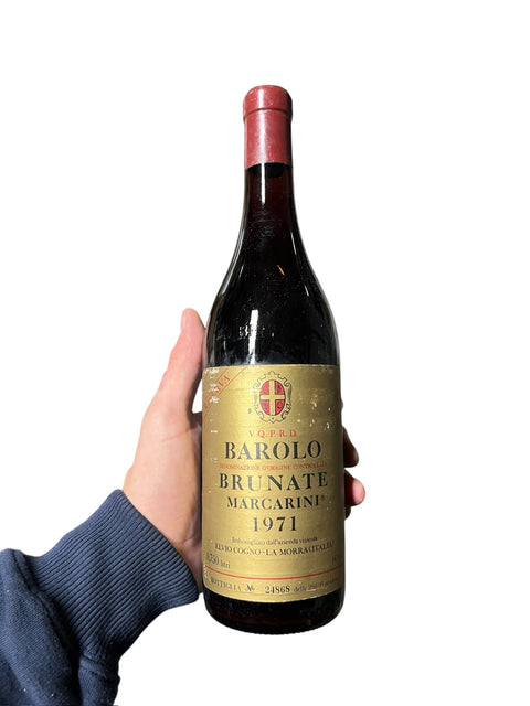 Barolo Brunate Marcarini 1971 Réserve