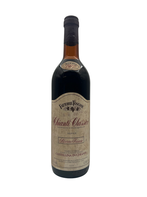 Fattorie Toscane Chianti Classico Riserva Fixxano 1977