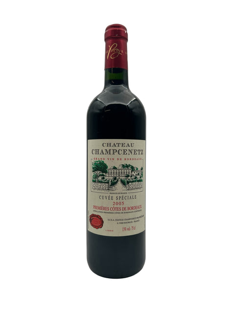Château Champcenetz Premières Côtes de Bordeaux 2005
