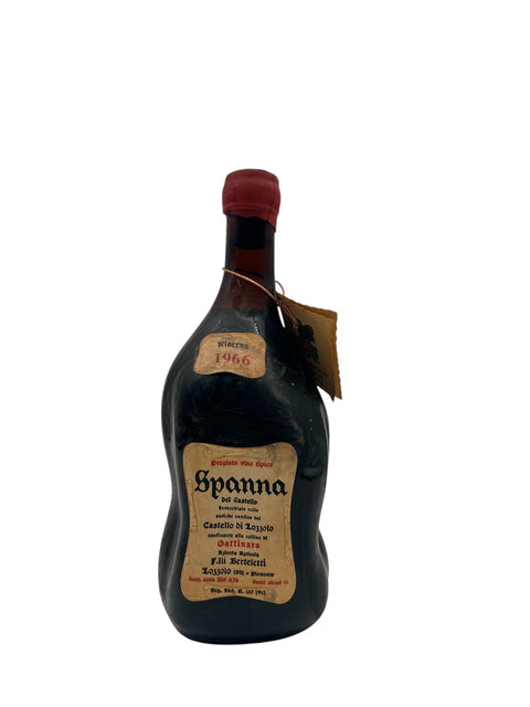 Bouteille de vin rouge Spanna del Castello de 1966