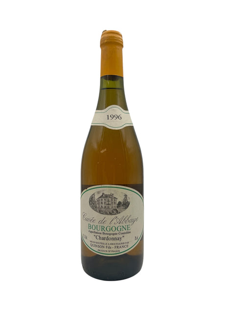 Bouteille de Cuvée de l'Abbaye Bourgogne Chardonnay 1996