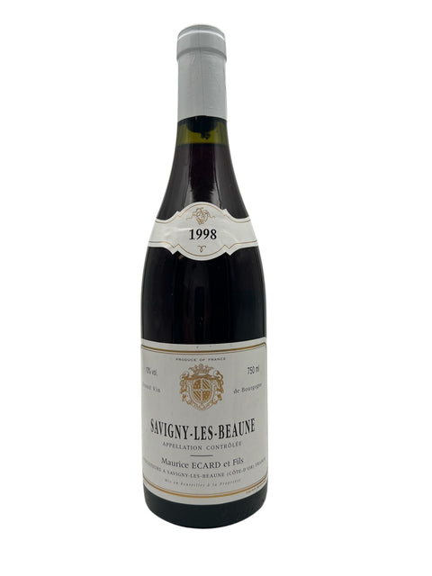 Bouteille de vin rouge Savigny-les-Beaune Maurice Ecard 1998