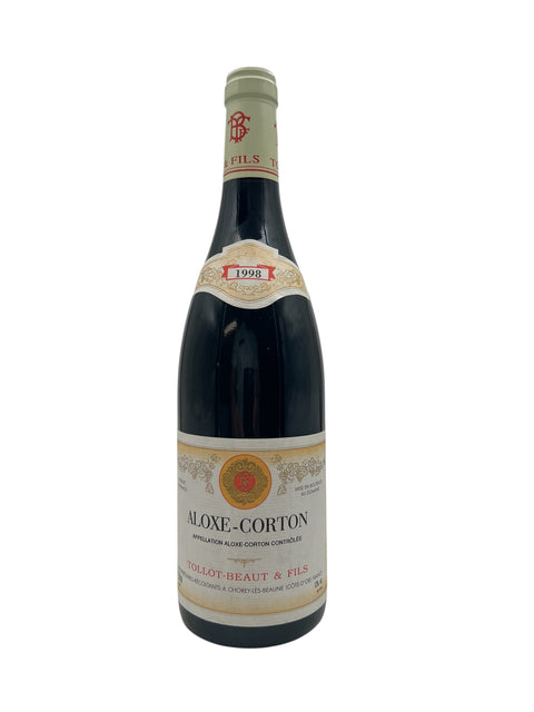 Bouteille d'Aloxe-Corton 1998 de Tollot-Beaut & Fils