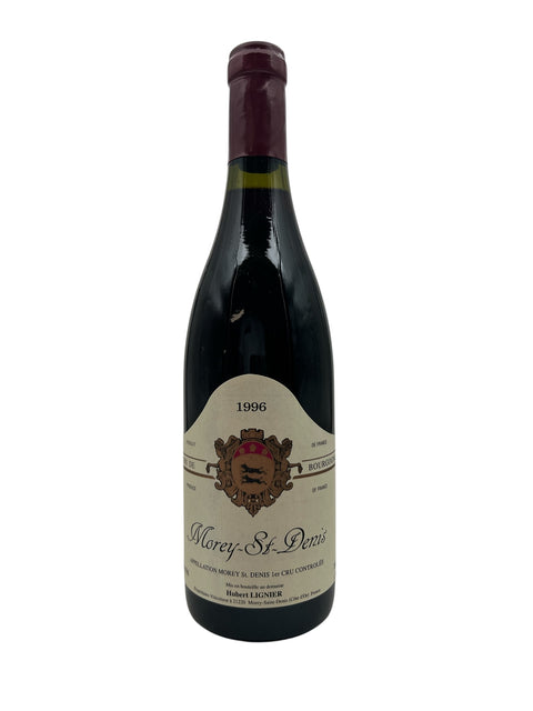 Bouteille de vin rouge Morey-St-Denis millésime 1996 par Hubert Lignier