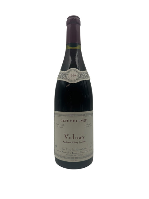 Bouteille de vin rouge Volnay Les Caves des Hautes-Côtes 1992
