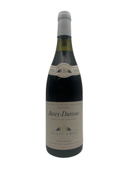 Bouteille de vin rouge Auxey-Duresses Alain Gras 1992