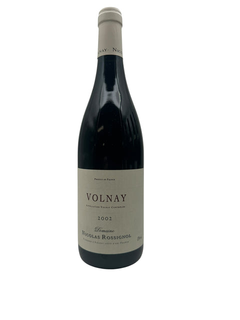 Bouteille de vin rouge Volnay Nicolas Rossignol 2002