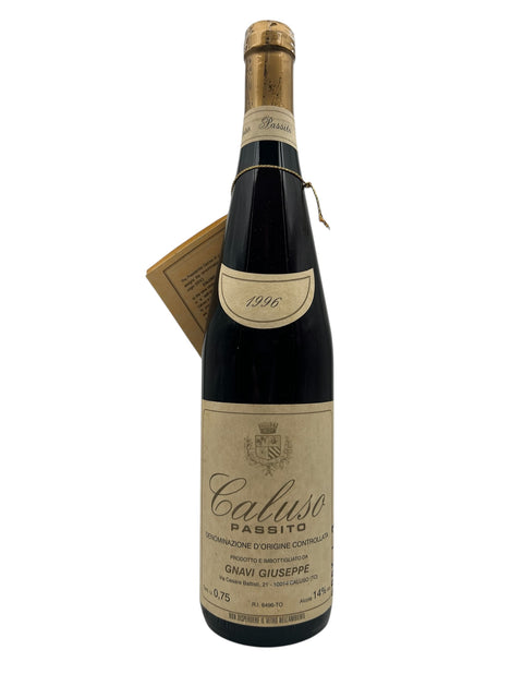 Bouteille de vin de dessert Caluso Passito Gnavi Giuseppe 1996