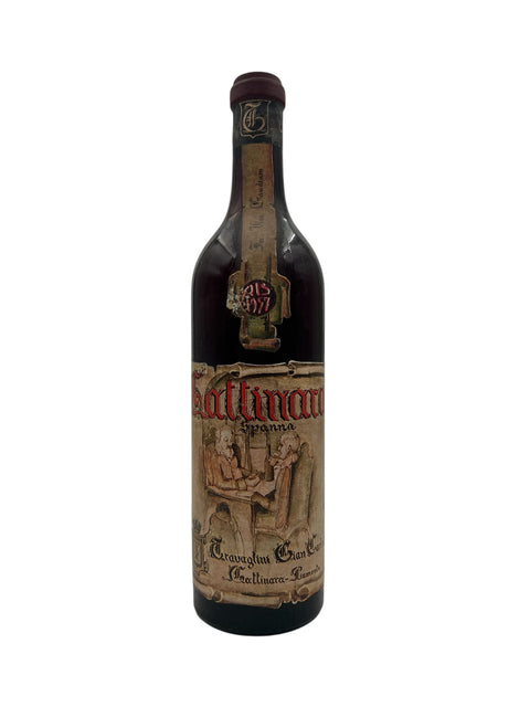 Bouteille de vin rouge Gattinara Travaglini 1977