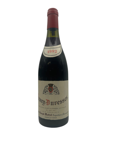 Bouteille de vin rouge Auxey-Duresses Joseph Matrot 1992