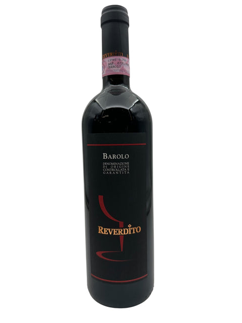 Bouteille de vin rouge Barolo Reverdito 2019