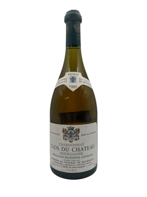 Bouteille de Chardonnay Clos du Château de Bourgogne 1993