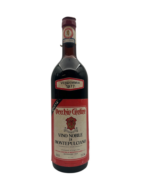 Bouteille de Vino Nobile di Montepulciano 1977 de Vecchia Cantina