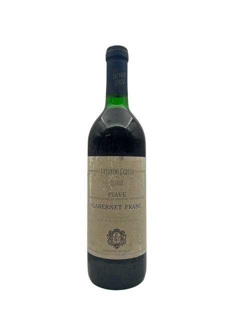 Bouteille de Cabernet Franc Antonini Ceresa 1988
