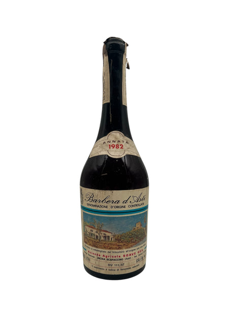 Bouteille de Barbera d'Asti Incisa Scapaccino 1982