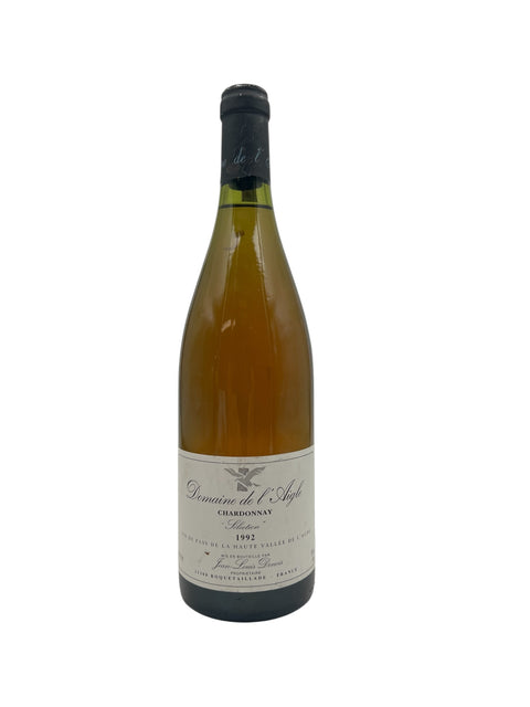 Bouteille de Chardonnay Domaine de l'Aigle 1992