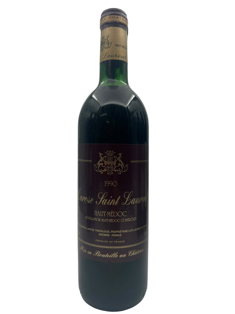 Larose Saint Laurent 1990 vin rouge du Haut-Médoc en bouteille