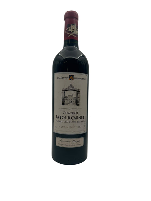 Bouteille de vin rouge Château La Tour Carnet 2003