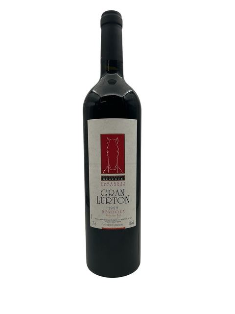 Bouteille de vin rouge Gran Lurton 1999 de Mendoza