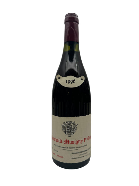 Bouteille de vin rouge Chambolle-Musigny Domaine Bertheau 1996