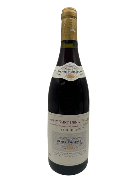 Bouteille de vin rouge Morey-Saint-Denis Denis Philibert 1987
