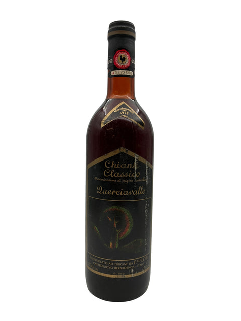 Bouteille de Chianti Classico Quercia Valle millésime 1975