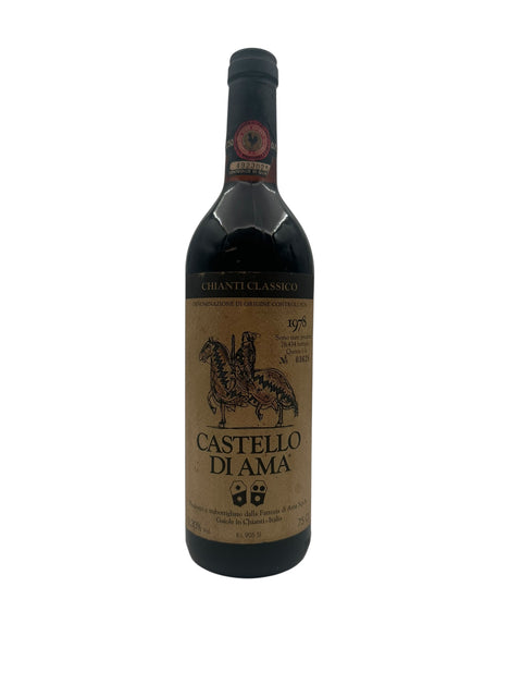 Bouteille de Chianti Classico Castello di Ama millésime 1978