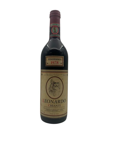Bouteille de Chianti Leonardo de 1978