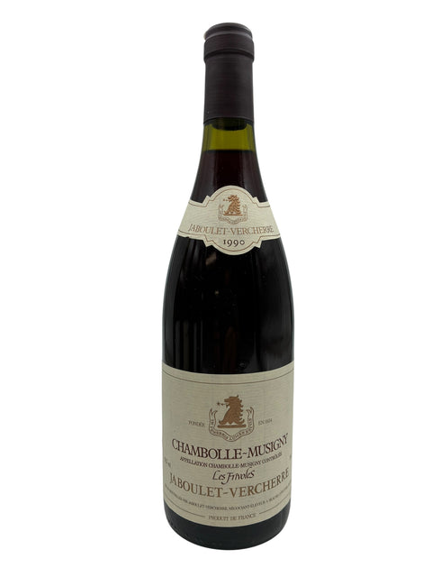 Bouteille de vin rouge Chambolle-Musigny Jaboulet-Vercherre 1990