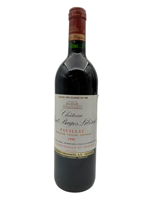 Bouteille de vin Château Haut-Bages Libéral 1990