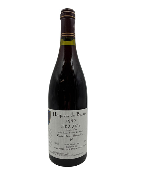 Bouteille de vin rouge Hospices de Beaune Gabriel Leiser 1990