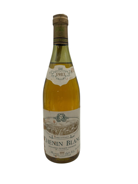 Bouteille de Chenin Blanc 1983 de J. Moreau & Fils