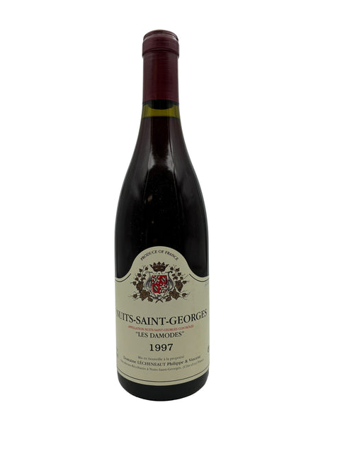 Bouteille de vin rouge Les Damodes Domaine Lécheneaut 1997
