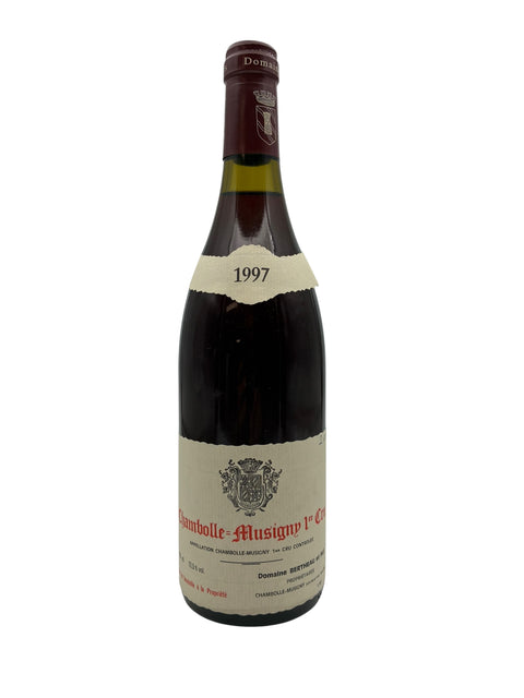 Bouteille de vin rouge Chambolle-Musigny Domaine Bertheau 1997