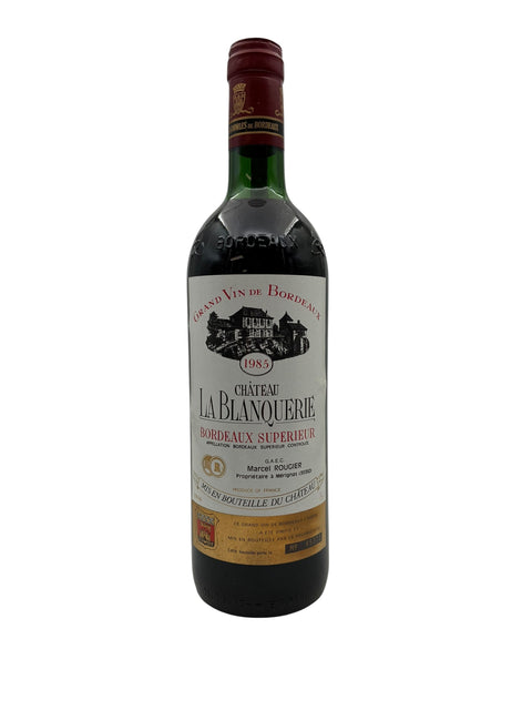 Bouteille de Château La Blanquerie Bordeaux Supérieur 1985